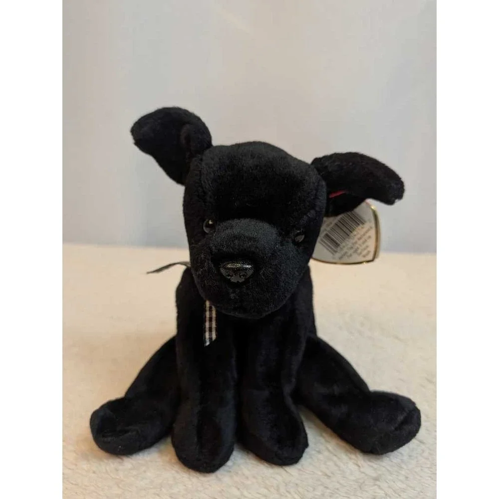 Ty‎ Beanie Baby Luke Black Labrador Dog Plush 1998